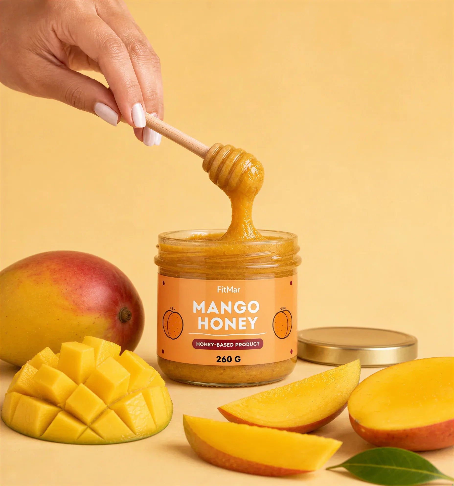 Mango v medu | Pastovaný med s Lyo ovocem